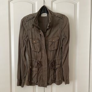 Soft Khaki Utility Jacket